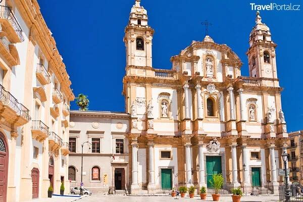 kostel svatého Dominika ve městě Palermo