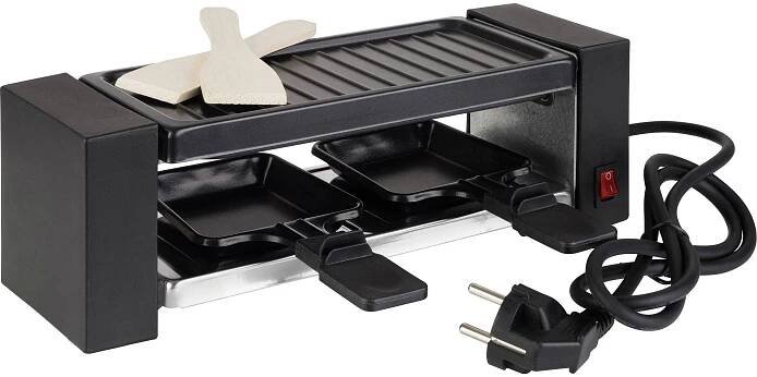 Korona mini raclette gril indikátor, nepřilnavý povlak, funkce grilování : Půhy.cz