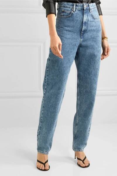 Isabel Marant Étoile + Corsyj High-Rise Tapered Jeans