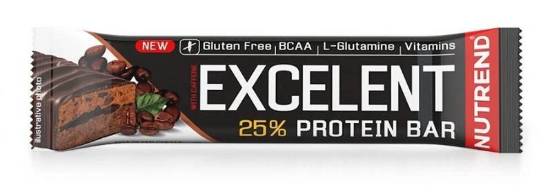 NUTREND Excelent protein bar 85 g káva