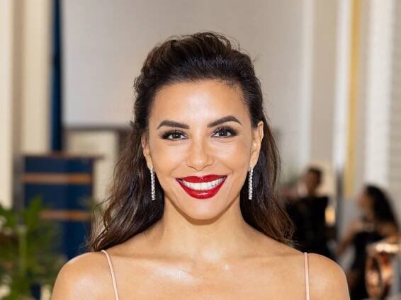 Eva Longoria's plunging sequin dress is taking 'naked dressing' to all new heights