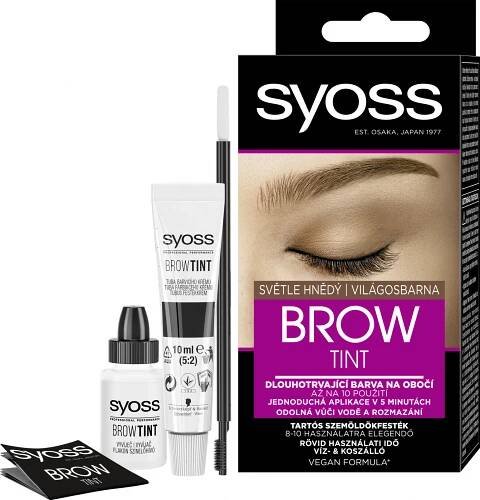 SYOSS barva na obočí Brow Tint světle hnědá, 17 ml 189 Kč