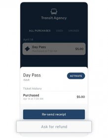 Ask for Refund - Transit Support