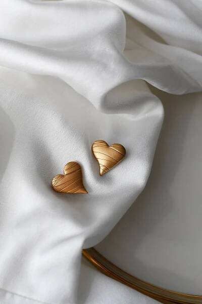 Náušnice "My Golden Era" Heart