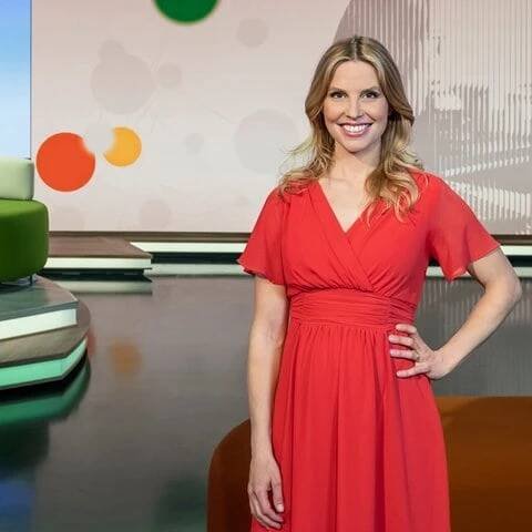 Julia Fischer im Studio von Doc Fischer. (Foto: SWR)