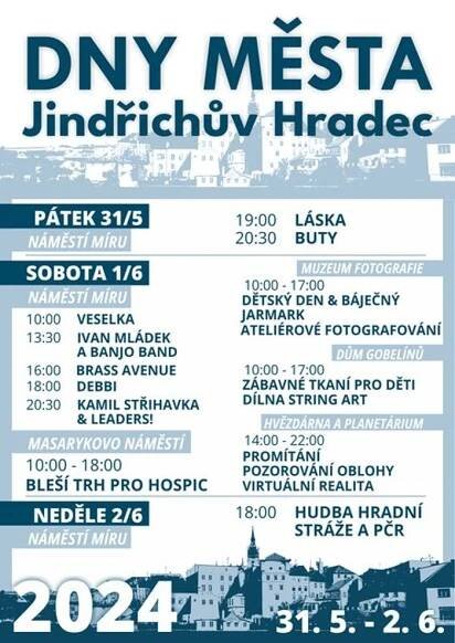 Dny města Jindřichův Hradec 2024 | Hradecžije.cz