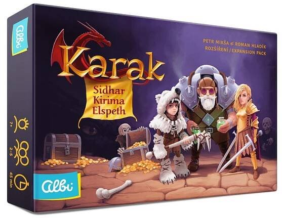 Desková hra Albi polska Karak Sidhar, Kirima & Elspeth