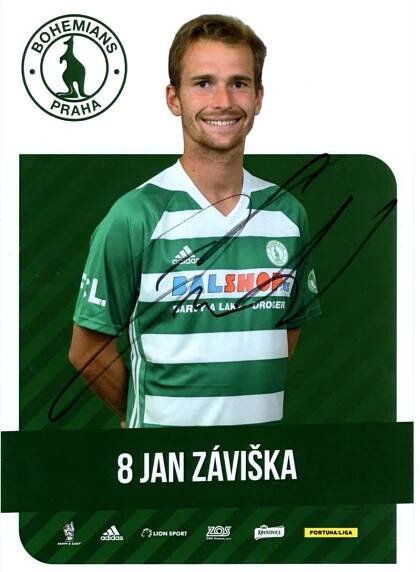 Kopaná – Jan ZÁVIŠKA  - Ostatní sběratelské předměty