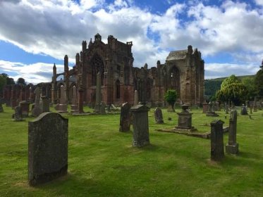 Melrose Abbey, the start of the way