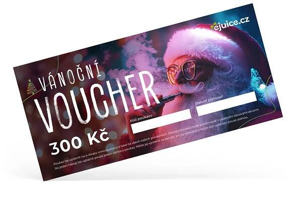 Elektronický dárkový poukaz / voucher na 300 Kč - eJuice.cz