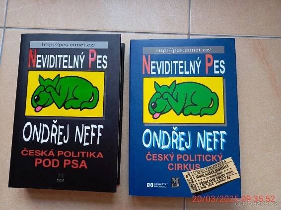 Kniha Ondřej Neff Neviditelný Pes.