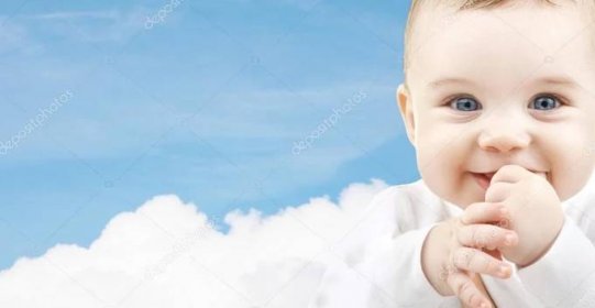 Stáhnout - Dítě, štěstí a lidé koncept - roztomilé dítě — Stock obrázek
