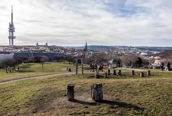 View from the Parukářka Hill (Holy Cross Hill)