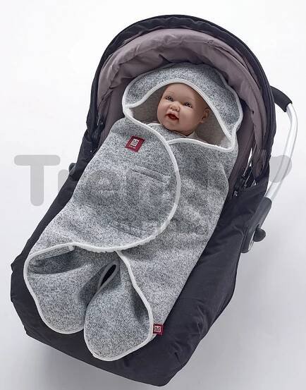Zavinovačka Red Castle Babynomade Snug šedá 0-6 měsíců – dvouvrstvý Polar fleece 083408