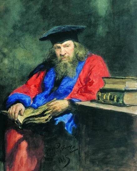 Portrét Dmitrije Ivanoviče Mendělejeva