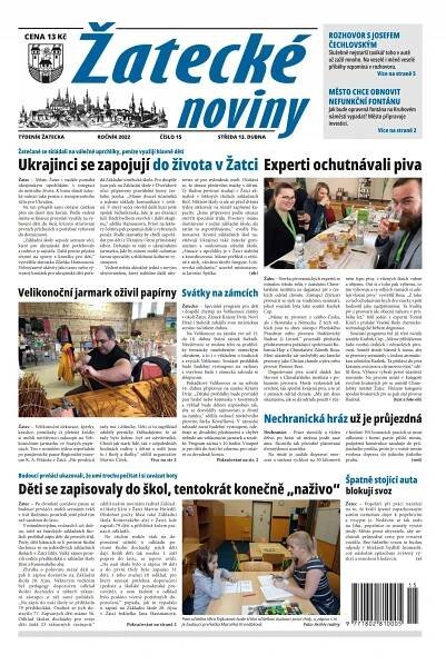 Časopis Žatecké noviny 15/2022