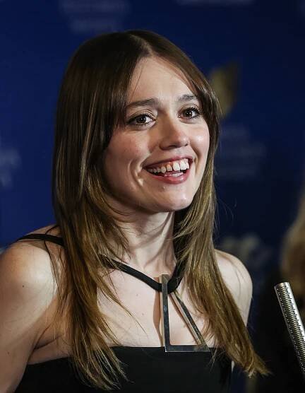 Aimee Lou Wood at the Royal Television Society Programme Awards.