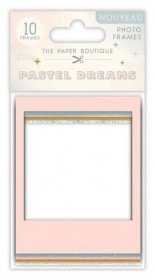 Papírové rámečky na fotografie Pastel Dreams mix barec (10ks)