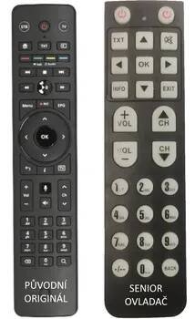 O2 set-top box new náhradní dálkový ovladač pro seniory