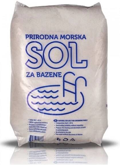 Hanscraft 306210 chorvatská sůl do bazénu 25 kg