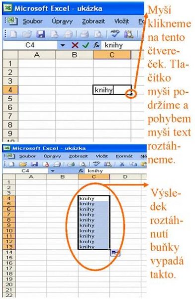 excel úprava textu tabulky