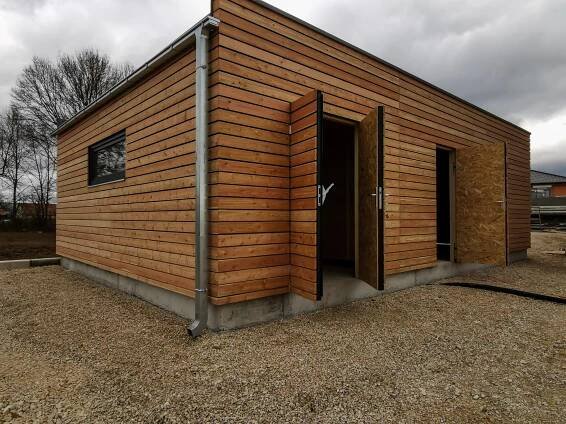 Dvojgaráž 9x6 m - Freudenberg - Realizace dřevostaveb | NATURLIVING®
