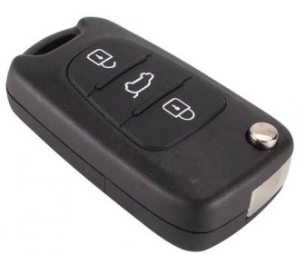 Skládací pouzdro na klíče od auta se 3 tlačítky pro Hyundai i20 i30 ix35 Picanto Sportage