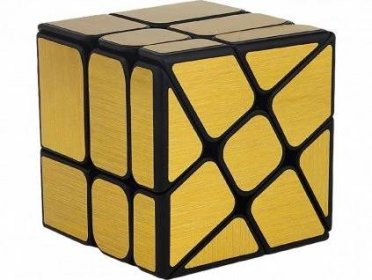 Rubikova kostka - Mirror Cube - Zlatá - Windmill