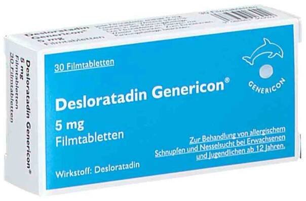 Desloratadin Genericon Filmtabletten 5 mg (30 stk)