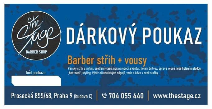 The Stage barber shop - tradiční pánské holičství na Proseku