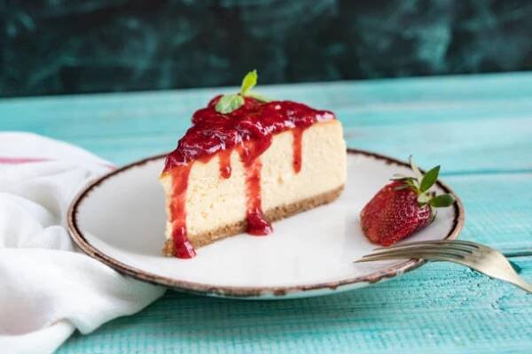 stawberry tvarohový koláč - tvarohový dort - stock snímky, obrázky a fotky