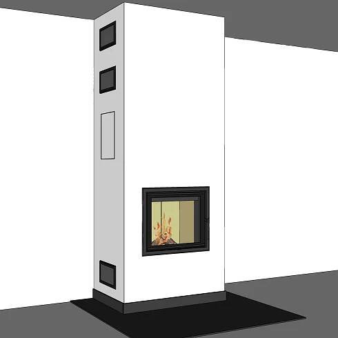 Návod na stavbu krbu – s vložkou Romotop HEAT 2G 59.50.01 (model CL)