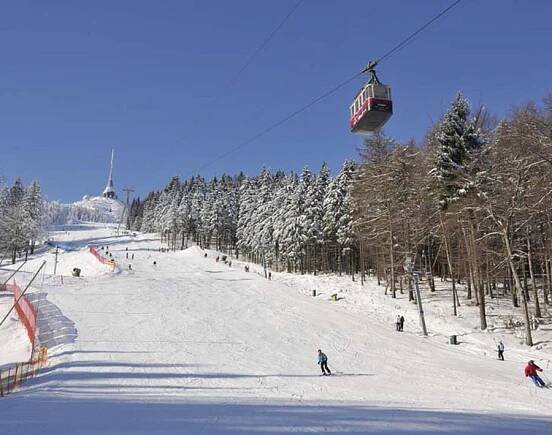 Ski areál Ještěd, lyžování Liberec - Hotel-Pension.cz