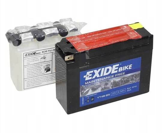 Motobaterie AKUMULÁTOR EXIDE YT4B-BS / ET4B-BS 2,3Ah AGM