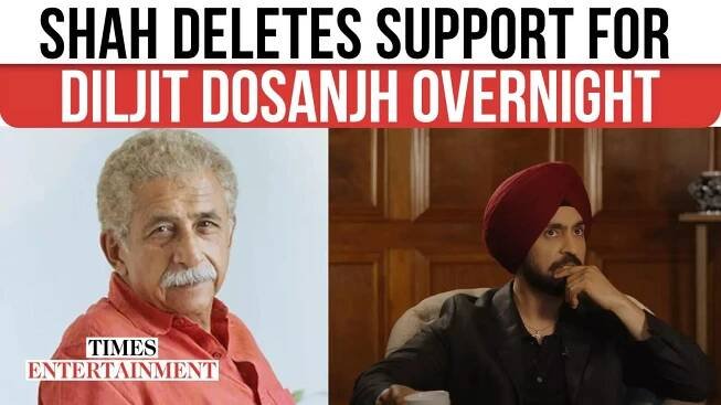 Ashoke Pandit EXPLODES on Naseeruddin Shah’s Support for Diljit Dosanjh