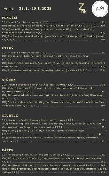 Polední menu kraj 11.8.-15.8..2025