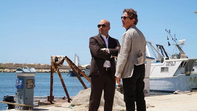 Komisař Montalbano - Série 13 - Druhý konec nitě - Z filmu - Luca Zingaretti, Cesare Bocci