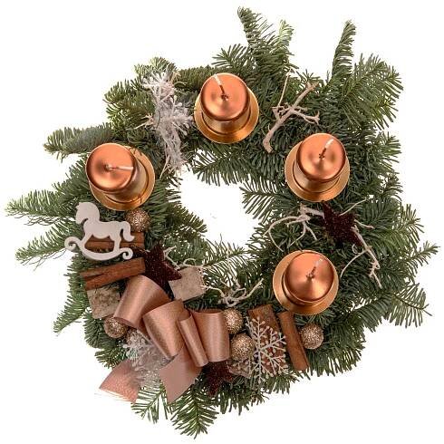Adventní věnec na stůl č. 255