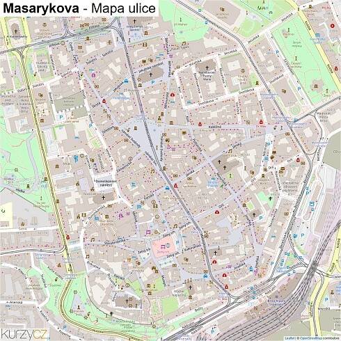 Masarykova - mapy | Kurzy.cz