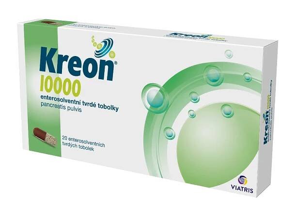Kreon 10 000 20 tvrdých tobolek