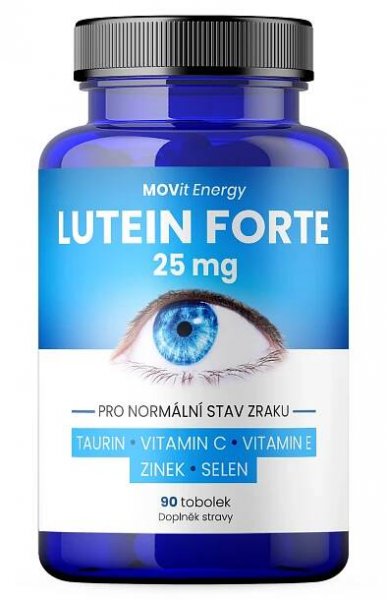MOVit Energy Lutein Forte 25 mg + Taurin 90 tobolek