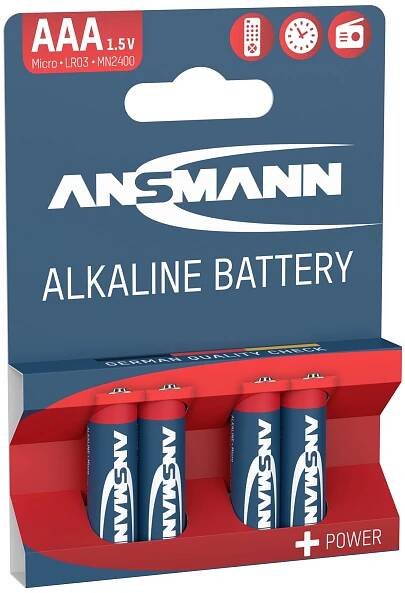 Ansmann LR03 Red-Line mikrotužková baterie AAA alkalicko-manganová 1.5 V 4 ks