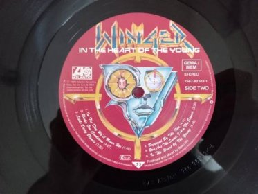 Winger – In The Heart Of The Young (1990) Vinyl (VG+/VG+) - LP / Vinylové desky