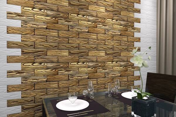 Nástěnné panely pod stromem: stěnové a stropní materiály pro interiérový design, nápady pro dekorativní nástěnné dekorace