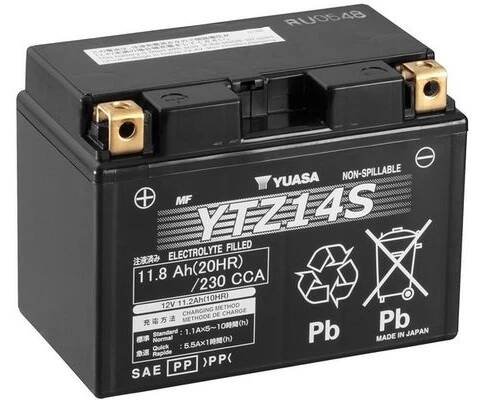 YUASA YTZ14S 12V 11,8Ah 230A