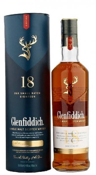 Glenfiddich 18y 0.7L 40% box - Vše | Maneo s.r.o.