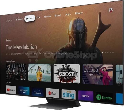 UHD miniLED TV TCL 55C845 | OnlineShop.cz