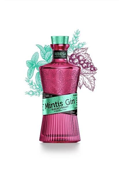 Mintis Gin Ribesa Blackcurrant, 41,8%, 0,7l - Winehouse.cz