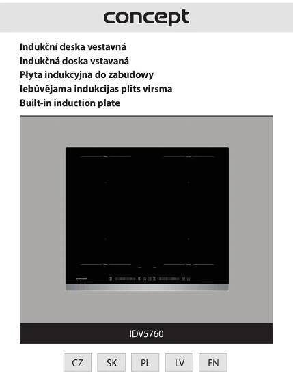 Návod k obsluze Concept IDV5760 - Zbozi.cz