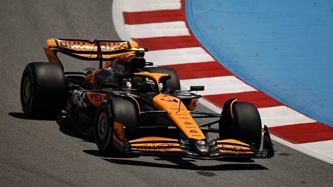 V prvním tréninku na Grand Prix Španělska 2024 byl nejrychlejší Lando Norris